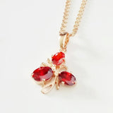 Arrival Red Cubic Zircon Women Pendant Gift
