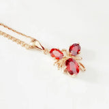 Arrival Red Cubic Zircon Women Pendant Gift