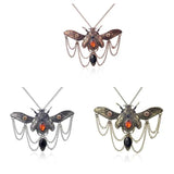 Punk Insect Pendant Necklace for Women