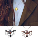 Punk Insect Pendant Necklace for Women