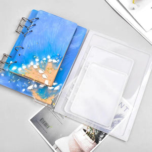 Silicone Notebook Mold A5 A6 A7 Crystal Mirror Mold For Resin DIY
