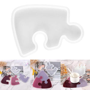 DIY Puzzle Resin Mould Jewelry Craft Ornament Decoration