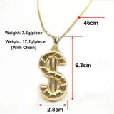 Punk Pendant Statement Necklace for Women and Men