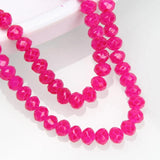 4mm 6mm Crystal Rondelle Beads Faceted Spacer Round Glass Beads Diy Jewelry