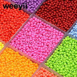 1000 Czech Glass Seed Beads 2mm Charm Round Spacer Beads