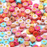Acrylic Love Alphabet Beads for Jewelry Making