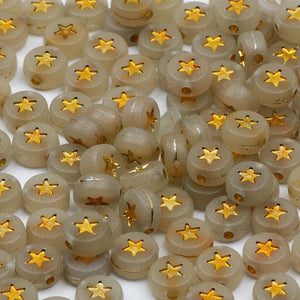 Luminous Acrylic Letter Beads for Jewelry Making