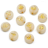 Luminous Acrylic Letter Beads for Jewelry Making