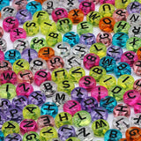4x7mm Colorful Acrylic Letter Beads for Jewelry Making Crafts