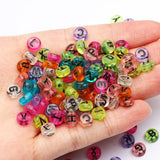 4x7mm Colorful Acrylic Letter Beads for Jewelry Making Crafts