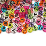 4x7mm Colorful Acrylic Letter Beads for Jewelry Making Crafts