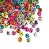 4x7mm Colorful Acrylic Letter Beads for Jewelry Making Crafts