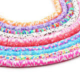 Polymer Clay Chip Boho Slice Beads 330-350pcs