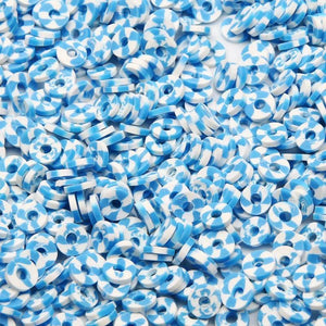 6mm Clay Beads Bulk Boho Slice Spacer DIY Jewelry Making 10g