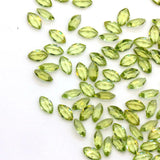 High Natural Peridot 2x4mm Marquise Loose Gemstone