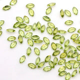 High Natural Peridot 2x4mm Marquise Loose Gemstone