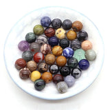 Round Spacer Loose Beads 4mm-10mm Assorted Stones for DIY Jewelry
