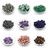 Round Spacer Loose Beads 4mm-10mm Assorted Stones for DIY Jewelry