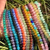 4-12mm Pink Cat Eye Opal Spacer Beads Natural Stone