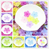 Matte Acrylic Flower Beads Loose Spacer Beads DIY Jewelry Making ZZ04