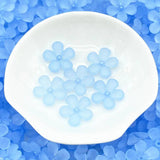 Matte Acrylic Flower Beads Loose Spacer Beads DIY Jewelry Making ZZ04