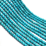 Turquoise Stone Beads Round Shape For Jewelry Making DIY Necklace Bracelet