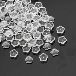 Multicolor Flower Crystal Glass Loose Beads DIY Jewelry Accessories