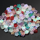 Multicolor Flower Crystal Glass Loose Beads DIY Jewelry Accessories