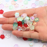 Multicolor Flower Crystal Glass Loose Beads DIY Jewelry Accessories