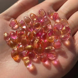 20pcs Gradient Czech Glass Bead Water Drop Spacer Bead Jewelry Making DIY