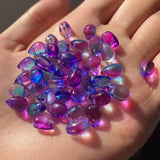20pcs Gradient Czech Glass Bead Water Drop Spacer Bead Jewelry Making DIY