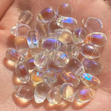 20pcs Gradient Czech Glass Bead Water Drop Spacer Bead Jewelry Making DIY