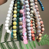 Matte Jaspers Frosted Amazonite Agates Jades Quartz Turquoises Stone Beads