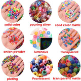 6x9mm Acrylic Beads Pony Loose Spacer Beads For Jewelry Making