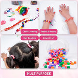 6x9mm Acrylic Beads Pony Loose Spacer Beads For Jewelry Making
