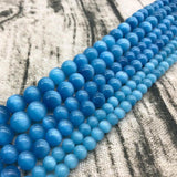 Cat Eye Beads 4-12MM Glass String Loose Beads Opal DIY Charm Jewelry Making