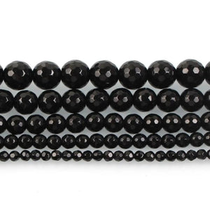 Natural Stone Faceted Loose Beads DIY Jewelry Making 4/6/8/10/12MM