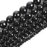 Natural Stone Faceted Loose Beads DIY Jewelry Making 4/6/8/10/12MM