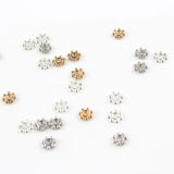 200pcs 4mm Tibetan Silver Flower Spacer Beads for Jewelry Making