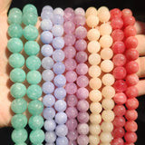 Dark Chalcedony Jades Beads Round Spacer Beads 4/6/8/10mm