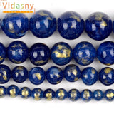 4-10mm Dark Plated Jades Round Stone Beads 15''