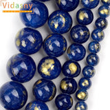 4-10mm Dark Plated Jades Round Stone Beads 15''