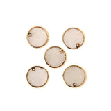 20-45mm Mother of Pearl Shell Beads Charm Round Disc Pendants