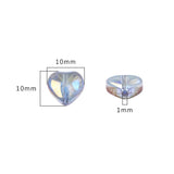 Heart Butterfly Glass Beads for DIY Jewelry Making Earrings Bracelets