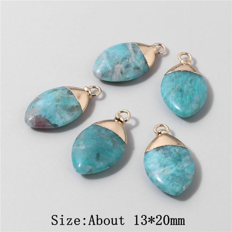 Natural Stone Pendant Amethyst Opal Quartz Crystal