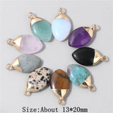 Natural Stone Pendant Amethyst Opal Quartz Crystal