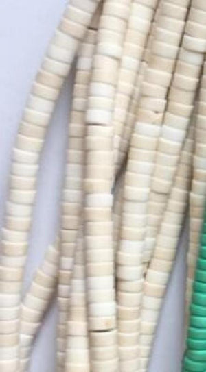 Howlite Heishi Beads 2*4/3*6/3*8MM Green Mix