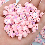 Pink Squirrel Clay Beads for Jewelry Making DIY Bracelet Necklace