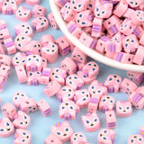 Pink Squirrel Clay Beads for Jewelry Making DIY Bracelet Necklace