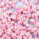 Pink Squirrel Clay Beads for Jewelry Making DIY Bracelet Necklace